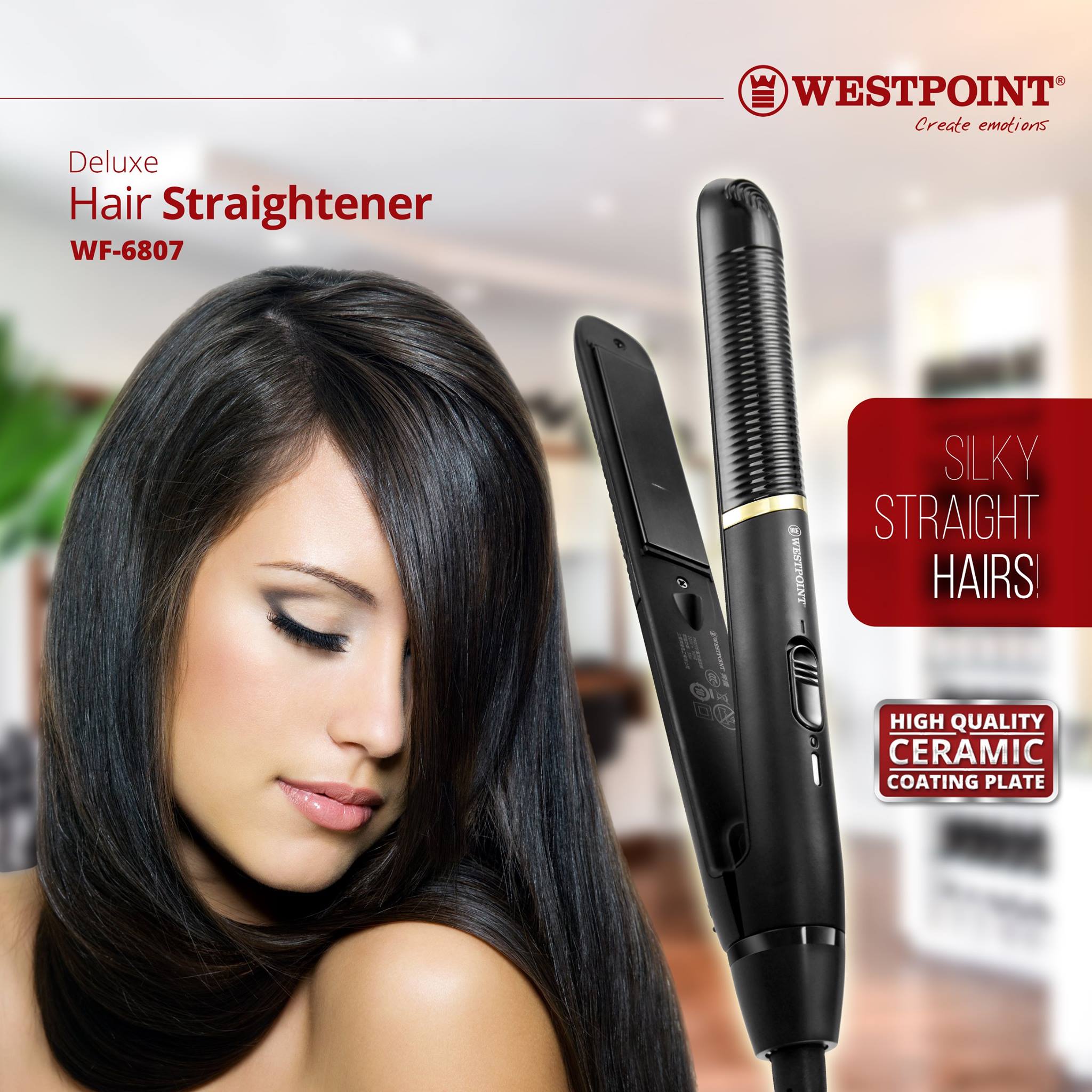 6807 - Hair Straightener