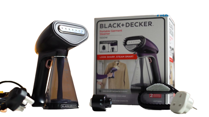 BLACK+DECKER® Middle East  Smart Travel Handy Garment Steamer - HST1500 